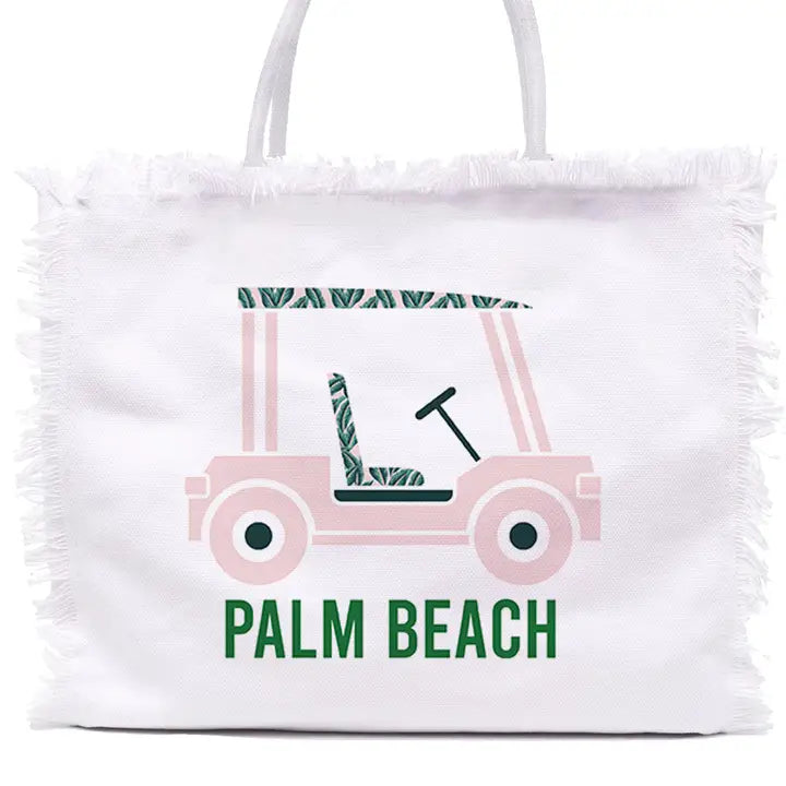 Palm Beach Cart Fringe Tote