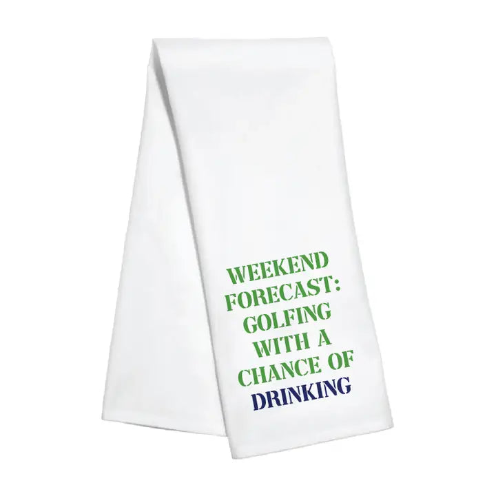 Kitchen Towel - Tonights Forecast Golfing