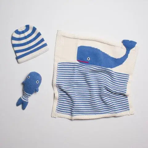 Estella Organic Cotton Whale Set (Machine Washable)