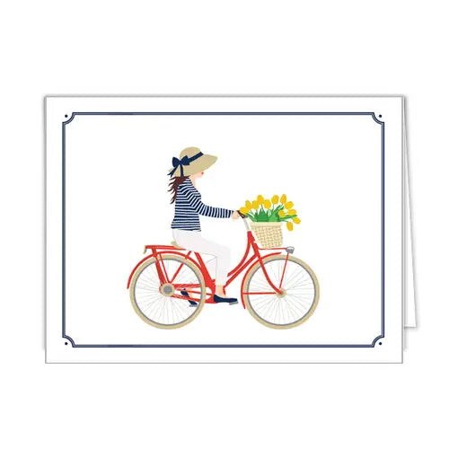 WH Hostess Social Stationery In Stock Folded Notecard Set of 10 | Bicyle