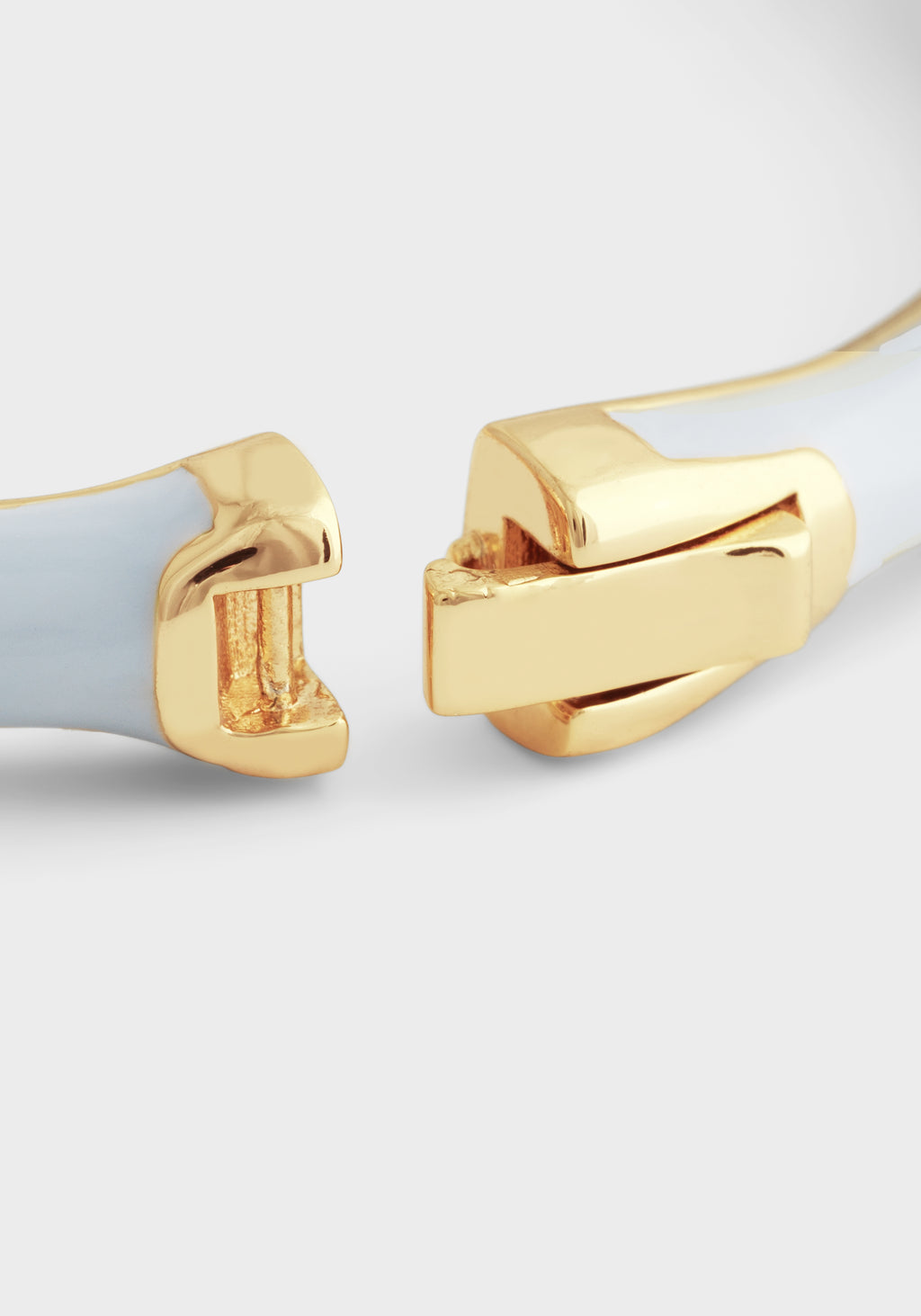 Anabel Aram Bamboo Enameled Hinged Bangle