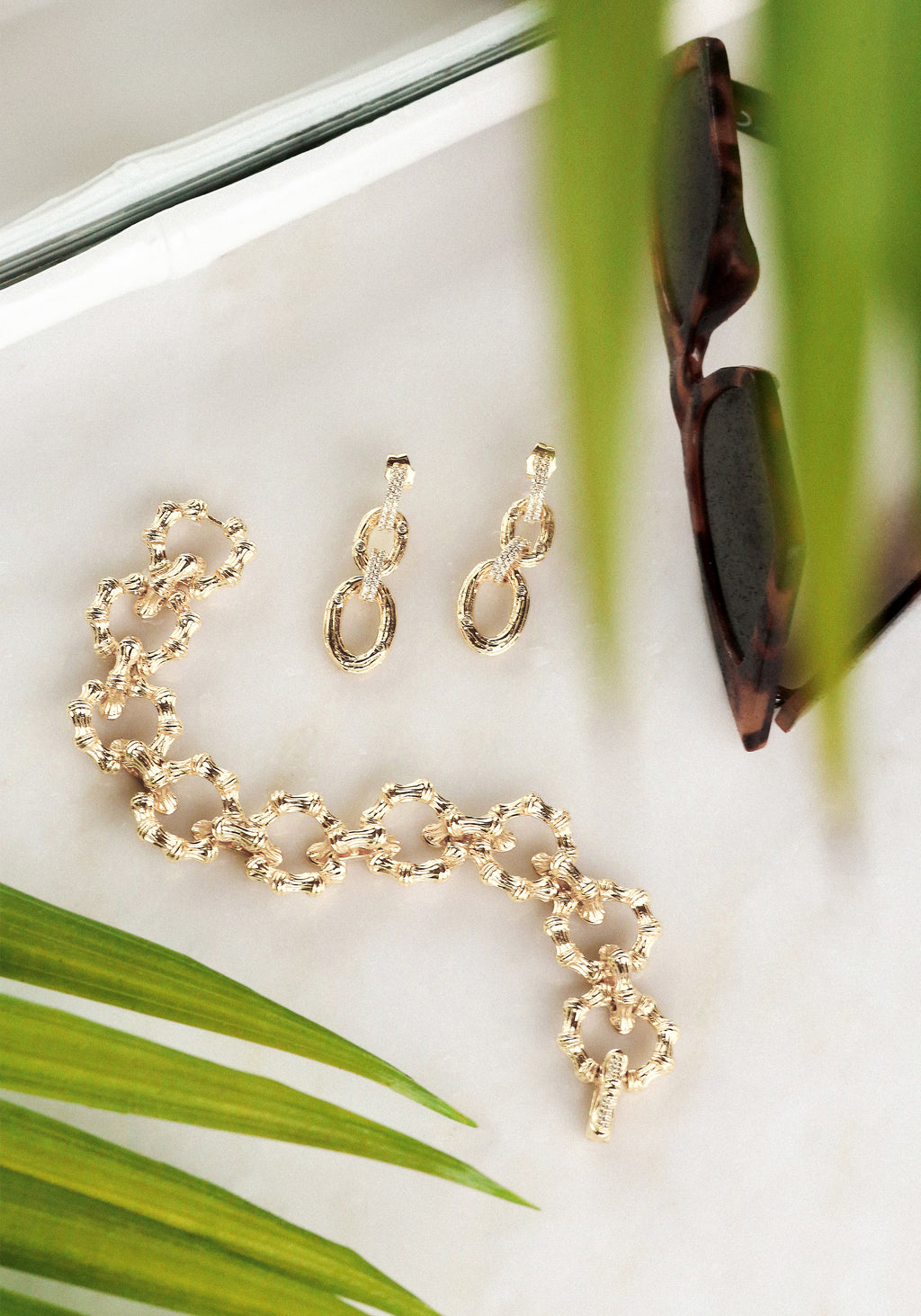 Anabel Aram Enchanted Forest Chain Earrings