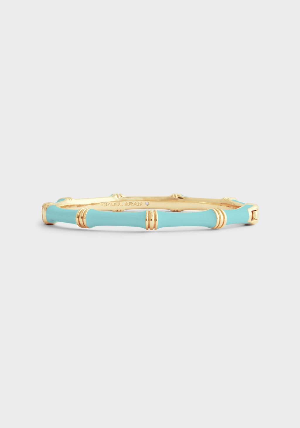Anabel Aram Bamboo Enameled Hinged Bangle