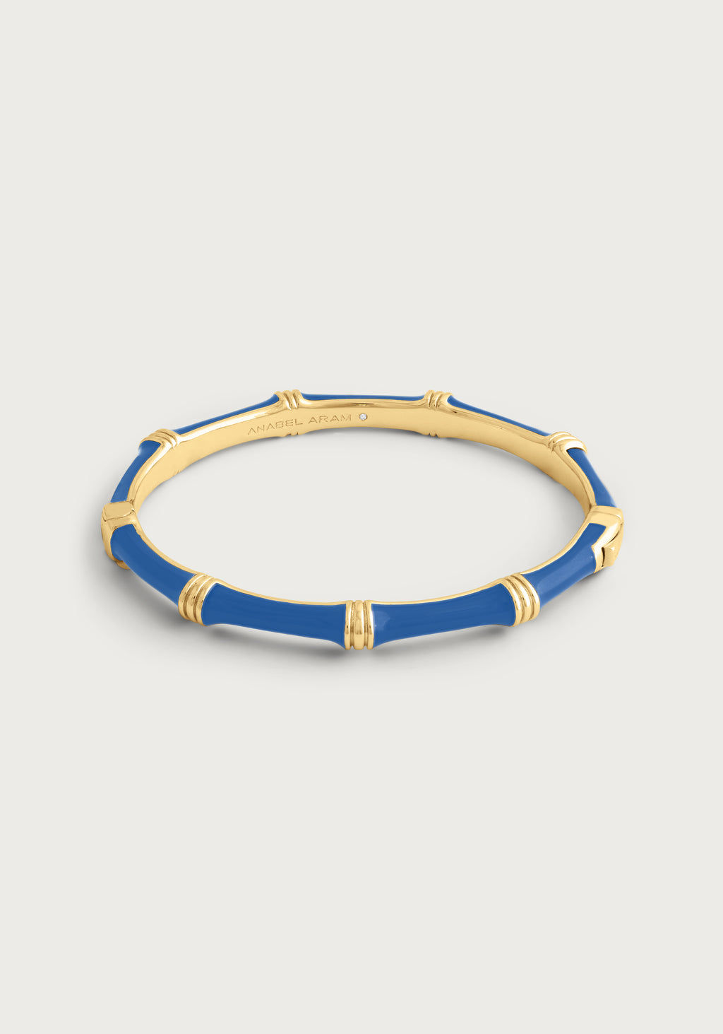 Anabel Aram Bamboo Enameled Hinged Bangle
