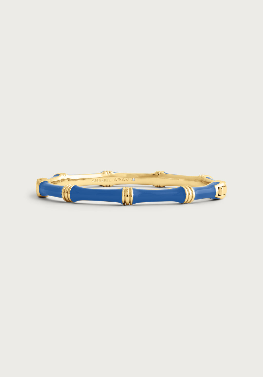 Anabel Aram Bamboo Enameled Hinged Bangle